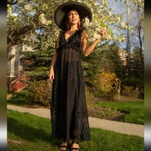 Black Lace Waimari Dress or Cover Up Revolve